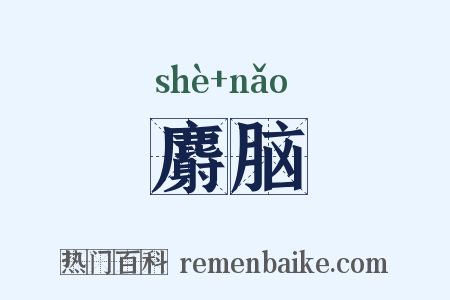 麝脑是什么意思的图片